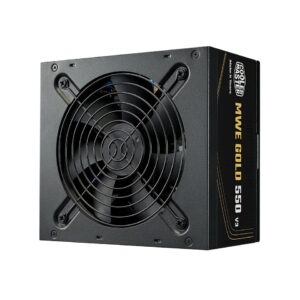 MPE5502ACAAG3BEU.jpg COOLER MASTER ALIMENTATORE MWE GOLD 550 V3, 550W 80+GOLD NON MODULARE ATX 3.1 VENTOLA 120MM, GAR 5 A