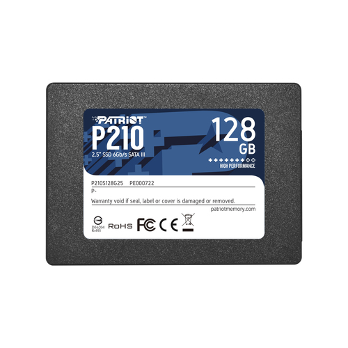 P210S128G25.png PATRIOT SSD INTERNO P210 128GB 2,5 SATA 6GB/S R/W 450/430
