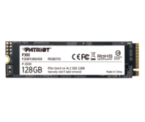 P300P128GM28.png PATRIOT SSD INTERNO P300 128GB M.2 PCIE R/W 1600/600 GEN 3X4