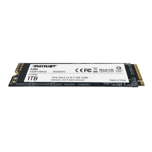 P300P1TBM28.png PATRIOT SSD INTERNO P300 1TB M.2 PCIE R/W 2100/1650 GEN 3X4