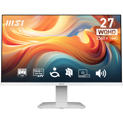 PROMP273QWE14ICE_.jpg MSI MONITOR 27 LED IPS WQHD 16:9 144Hz 1ms, HDMI/DP, MULTIMEDIALI, BIANCO