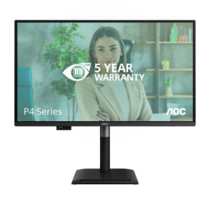Q27P4UICE_.jpg AOC MONITOR 27 LED IPS QHD 16:9 4MS 120hz 350 CDM, PIVOT, DP/HDMI, USB-C, MULTIMEDIALE