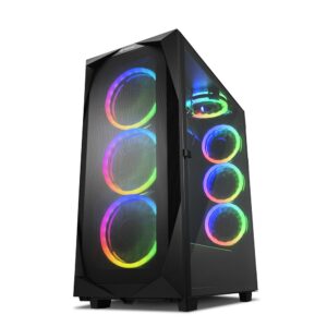REV300.jpg SHARKOON CASE REV300 FULL-TOWER, SIDE GLASS - BLACK