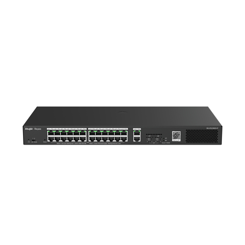 RGES228GSPICE_.jpg REYEE SMART SWITCH POE GIGABIT 28 P., 24 P. POE/POE+ RJ45, 2 P. UPLINK GIGABIT RJ45/SFP - RUIJIEE