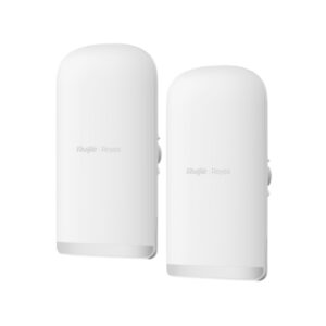 RGEST350G.jpg REYEE CLOUD BRIDGE KIT 2X RADIO WI-FI 5 2X2 5GHZ 31/14 5KM TDMA. CHASSIS IP55 3XGE DI CUI 2XGE POE - RUIJIEE