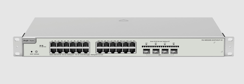 RGNBS3200ICE_.jpg REYEE SWITCH POE 24 PORTE GIGABIT, LAYER 2+, CLOUD MANAGED, 4 PORTE UPLINK 10G SFP+, POE BUDGET 370W - RUIJIEE