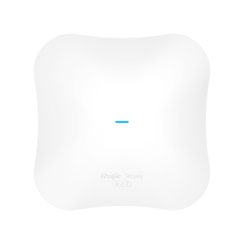 REYEE CLOUD ACCESS POINT WI-FI 7 2X2 3X3 POE+, 1X2,5GE, 1XGE, ALTA DENSITA, INSTALL. DA SOFFITO - RUIJIEE