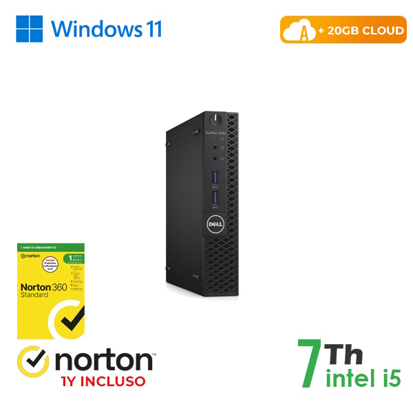 RN45522314.jpg RINOVO Mini PC DELL REFURBISHED Optiplex 3050- Warranty+NORTON 5050M i5-7X00 256GB DDR4 8GB SSD A 1Y