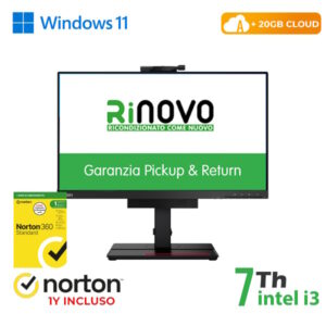 RN89422312.jpg RINOVO PC AIO REFURBISHED PC Tiny In One LENOVO ThinkCentre M710q TIO 22" i3-7X00 8GB 256SSD W11P CL