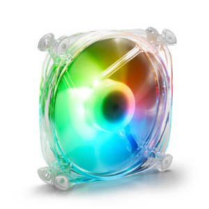 SHARKDISCRGBFAN.png SHARKOON VENTOLA CASE SHARK DISC RGB FAN 120X120X25