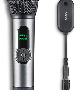 SINGERSTARICE_.jpg NGS MICROFONO DINAMICO SENZA FILO 2.4 GHZ
