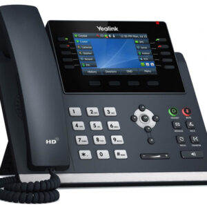 SIPT46UICE_.jpg YEALINK TELEFONO VOIP 2XLAN GIGABIT, DISPLAY A COLORI 4,3, 1XRJ9, 16 LINEE SIP