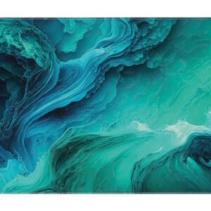 SKILLERSGP40D10.jpg SHARKOON SKILLER SGP40 D10 MOUSEPAD TAPPETINO GAMING 1000 x 500 x 3 MM NUBE BLU/VERDE