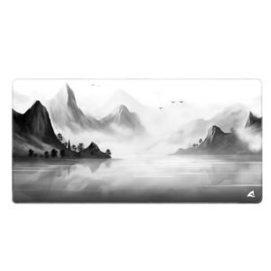 SKILLERSGP40D9.jpg SHARKOON SKILLER SGP40 D9 MOUSEPAD TAPPETINO GAMING 1000 x 500 x 3 MM NEBBIA NERO/BIANCO