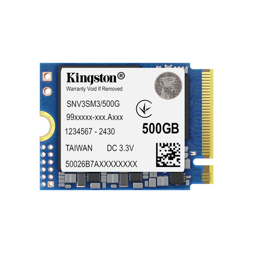SNV3SM3500GICE_.jpg KINGSTON SSD NV3 INTERNO 500GB PIC-E M.2 2230 NVME 4.0