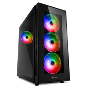 TG5PRORGB.jpg SHARKOON CASE TG5 PRO RGB, ATX, 2xUSB 3.0, 2xUSB 2.0, 7 SLOTS,