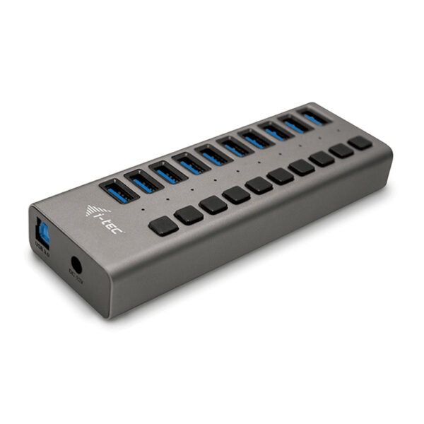U3CHARGEHUB10.jpg I-TEC USB 3.0 CHARGING HUB 10 PORT + POWER ADAPTER 48 W