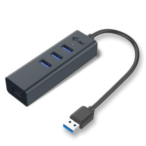 U3METALG3HUBICE_.jpg I-TEC HUB USB 3.0 3 PORTE + ADATTATORE GIGABIT ETHERNET