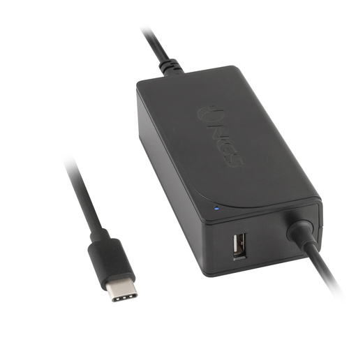 W65WICE_.jpg NGS CARICABATTERIA PORTATILE, TYPE C, 65W, CON PORTA USB A PER SMARTPHONE O TABLET