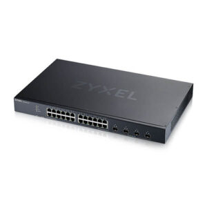 XGS193528EU0101FICE_.jpg ZYXEL SWITCH WEB MANAGED LAYER 3 LITE, 24 PORTE GIGABIT + 4 PORTE 10GBE SFP+ - IPV6, VLAN, QOS, IGMP