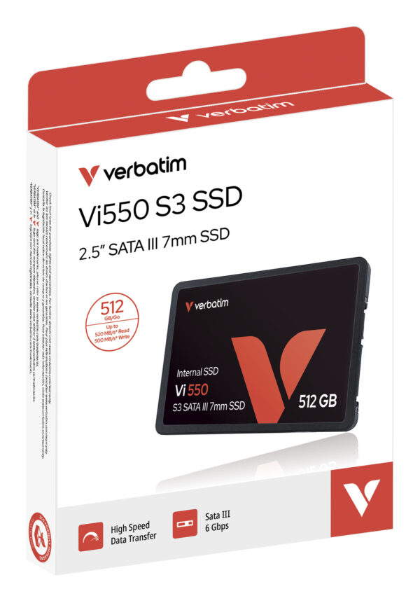 VERBATIM SSD VI550 512GB 2,5 SATA3 560/535 MB/S